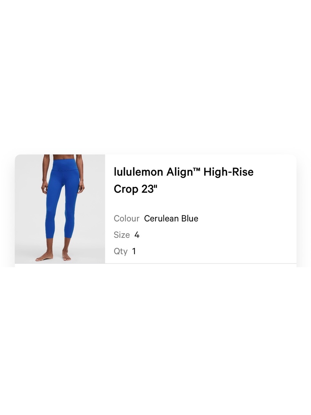 lululemon athletica align crop Leggings